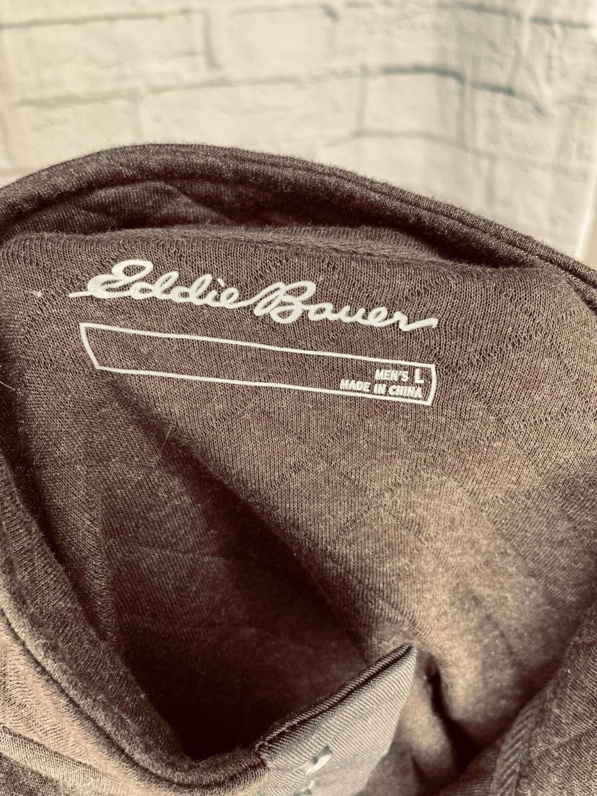 Eddie Bauer - Pullover da uomo in pile - Nero - L