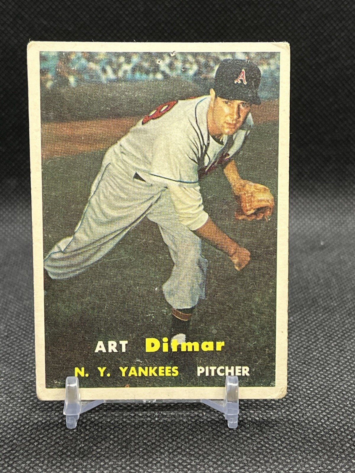 ART DITMAR ⚾️ 1957 Topps #132 | New York Yankees
