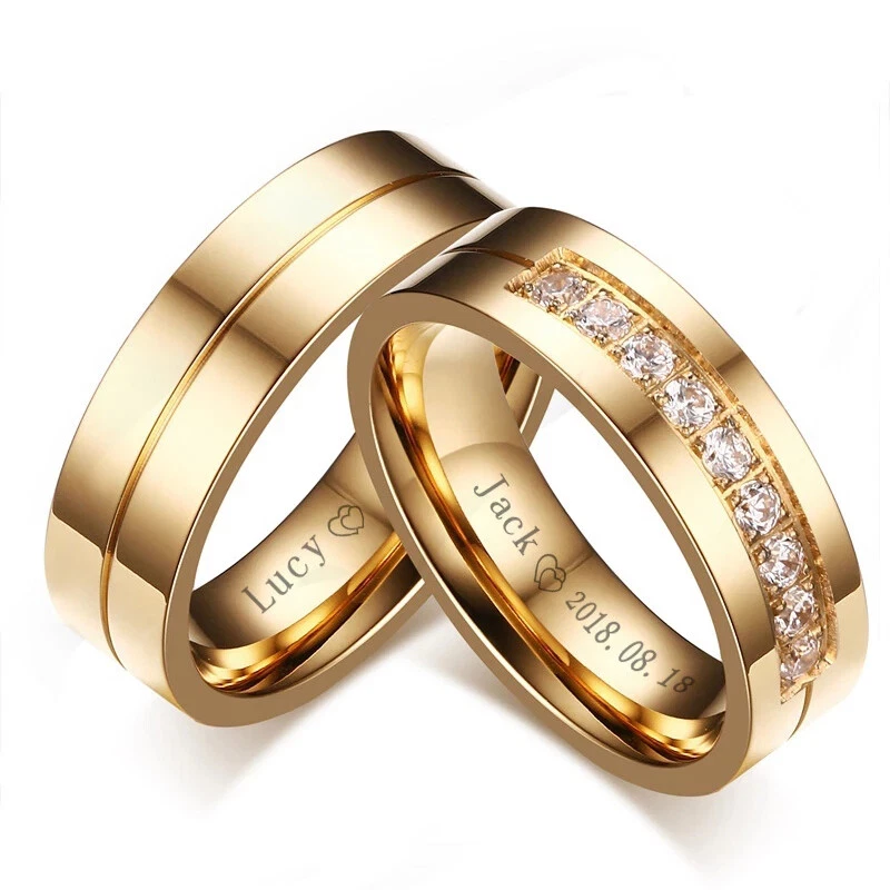 Wedding name ring deals