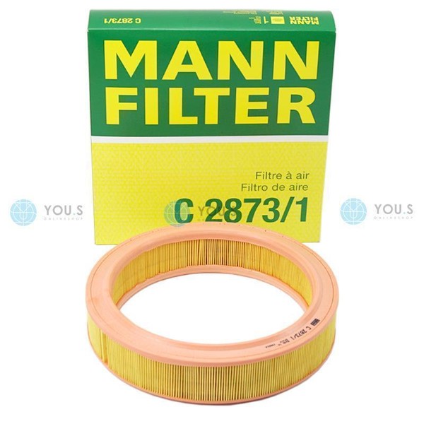 MANN-FILTER Luftfilter C2873/1 FüR VW Golf III 1.4 / 1.6 - 55 PS / 60 PS / 75 PS-image