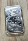 VNTGE ENGELHARD 1oz .9999 SILVER BAR FK Low Serial # Large E logo COLLECTIBLE