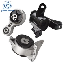 Motor & Trans Mount 3PCS Set Fit 10-12 Ford Fusion 2.5L/ 2010 Mercury Milan 2.5L