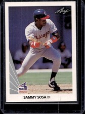 1990 Leaf Sammy Sosa Rookie RC #220 White Sox