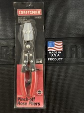 NOS 🔥 Craftsman USA Ratchet Lock Swivel Jaw Pinch-Off Hose Clamp Pliers 41839