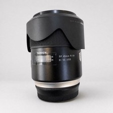 Tamron SP 45mm f/1.8 Di VC USD Lens for Canon EF w/ Hood & Caps