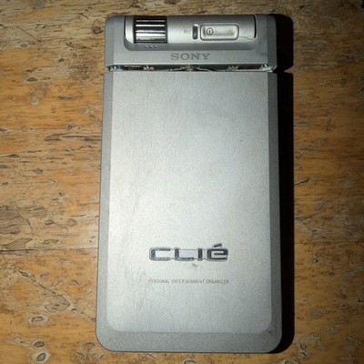 Vintage Sony Clie Peg-NX70V/U Silver Digital Camera Handheld No