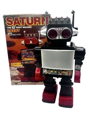 SATURN 13インチ 歩行ロボット KAMCO Vintage KAMCO Saturn Robot 13