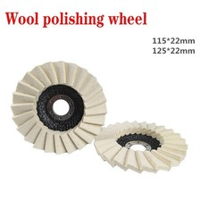 115/125mm Wool PolishingWheel Buffing Pads Flap Disc For Metal WoodAngle Grinder