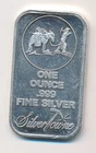 SILVERTOWNE PROSPECTOR & MULE .999 SILVER 1 ONE TROY OUNCE BAR