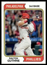 2023 Topps Heritage Dalton Guthrie Rookie Philadelphia Phillies #305