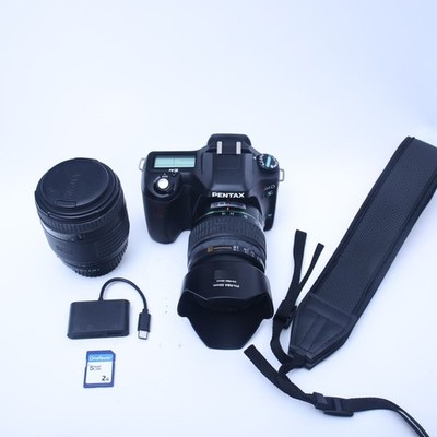 PENTAX istD S Digitalkamera mit 18-55mm und Sigma 80-210mm Objektiven