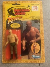 Vintage Indiana Jones Raiders Ark Kenner German Mechanic Figure Sealed MOC 1982