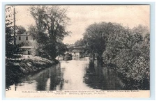 Vintage Nashua River Holbrook Cotton Mill Postcard, West Boylston MA