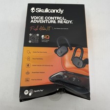 Skullcandy Push Active XT Bluetooth Earbuds - Black/Orange