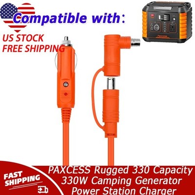 Charger For PAXCESS Rugged 330 Capacity 330W Camping Generator Power Station