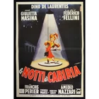 Poster Le Notti Di Cabiria Federico Fellini Giulietta Massina W138