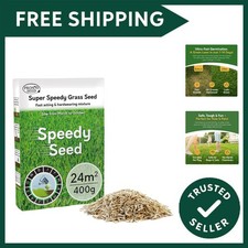 Grass Seed 400g - Fast Growing, Hard-Wearing - Covers 24m² for Lawns & Overse... 39.98 per kilo