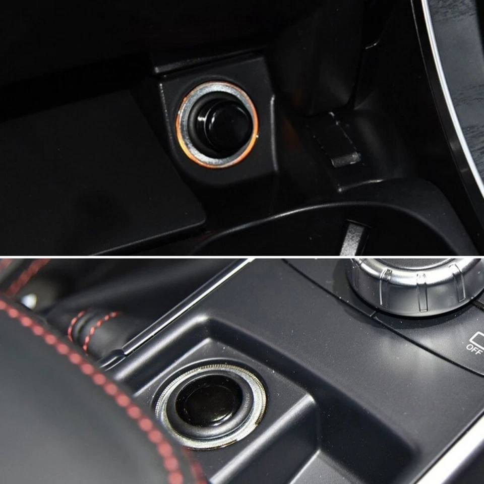 1 juego de encendedor de cigarrillos interior con cable cargador para Mercedes-Benz W203 W204 W211 Foto 3 de 4