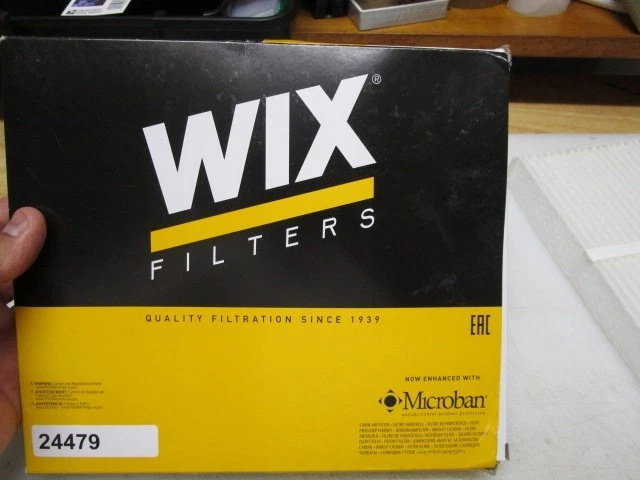 Filtro de aire de cabina WIX 24479 Kenworth Peterbilt X1987001 PA30093 PA4405 CAF1815P Foto 3 de 4