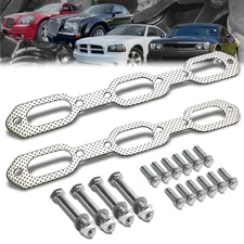 BFC Aluminum Exhaust Header Manifold Gasket Replacement+Bolts For 06-10 Charger