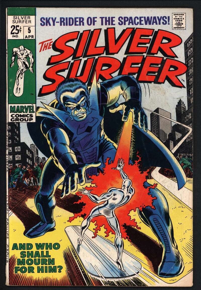 The Silver Surfer #5 (Marvel Comics April 1969) for sale online | eBay