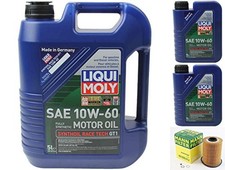 Mann Oil Change Kit Wfilter Hu9264x Liquimoly 10w-60 Compatible With Bmw ...