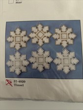 plastic canvas ornament kit Set Of Six Ornaments