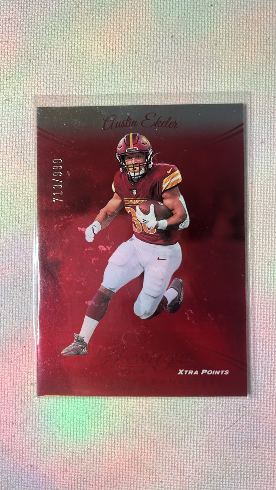 2024 Panini Prestige - Austin Ekeler #293 Xtra Points Red /999