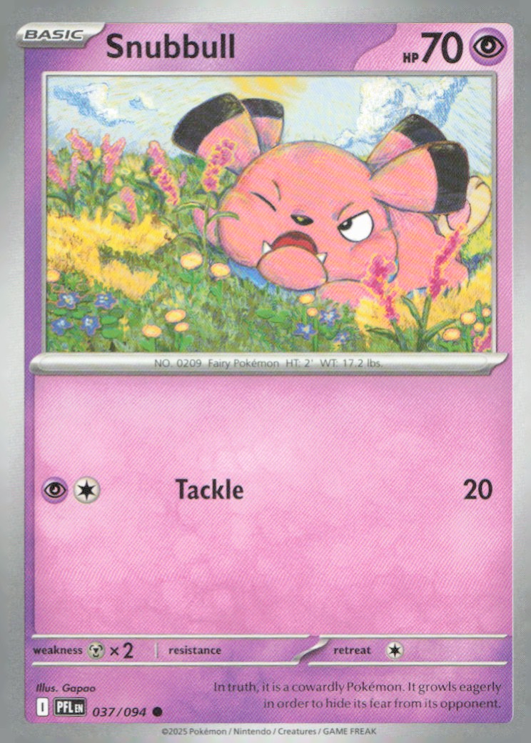 Snubbull Common ME02: Phantasmal Flames 037/094 NM