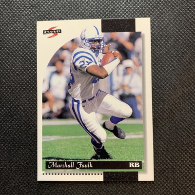 1996 Score Pinnacle Marshall Faulk Indianapolis Colts Football Card #5