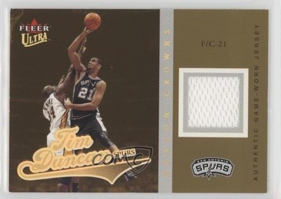2004-05 Fleer Ultra Season Crowns Gold Jersey 97/99 Tim Duncan #SC-TD HOF 1v6