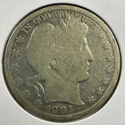 1901 50C Barber Half Dollar (88469)