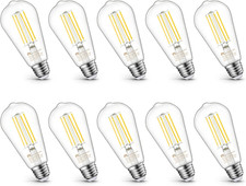 100W LED Bulb Edison Dimmable E26 5000K Daylight Vintage Lightbulb