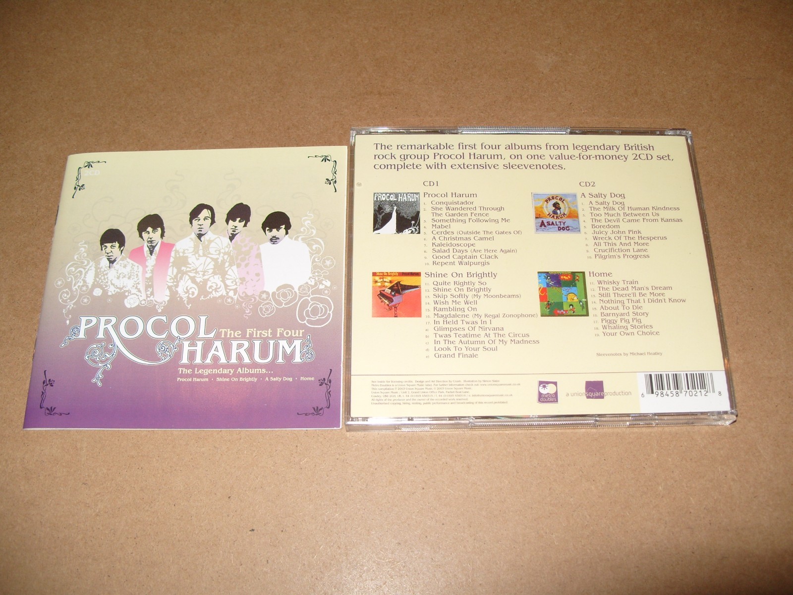 Procol Harum - The First Four  (2003) 2 CD NEAR MINT / INLAYS EX CONDITION. (M1)