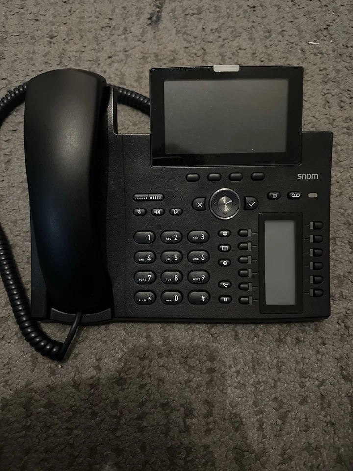 SNOM D385 IP-Telefon, VOIP-Telefon, Buiseness-Telefon - schwarz