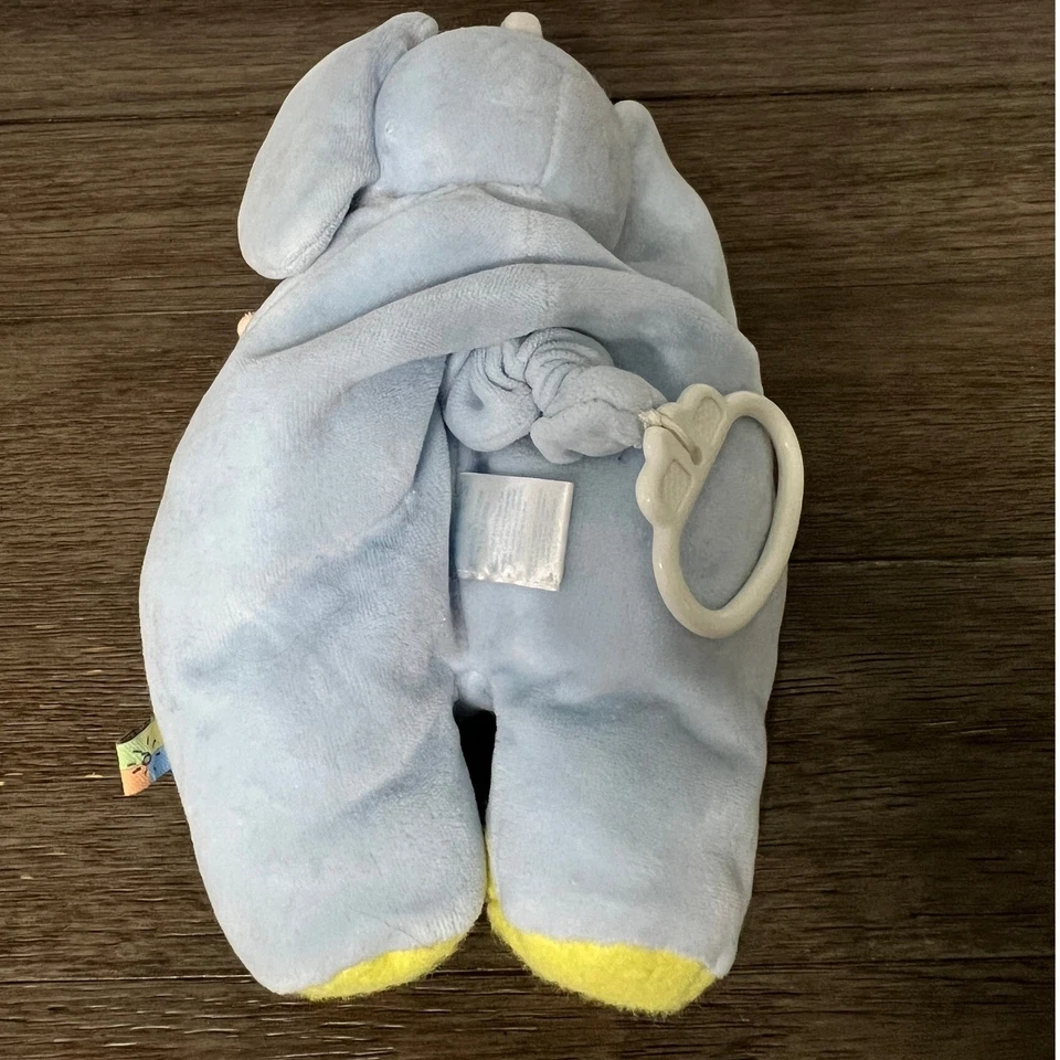 Vintage 1999 Carters John Lennon Blue Musical Elephant Plush - Image 3 of 4