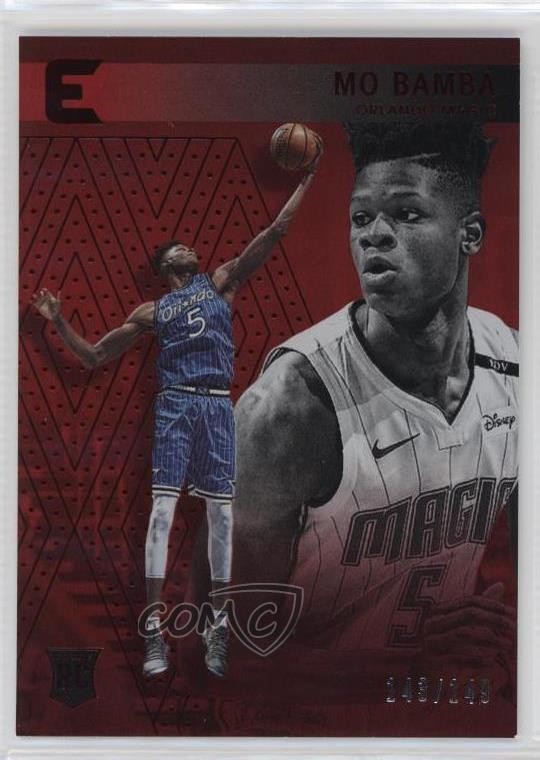 2018-19 Panini Chronicles Essentials Red 143/149 Mo Bamba #210 Rookie RC pm5