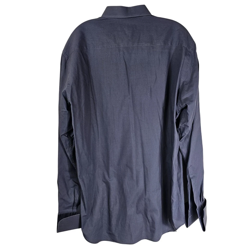 Camisa de vestir Dolce & Gabbana manga larga algodón 42 cuello de 16,5 puntos silenciosa de lujo Foto 2 de 4