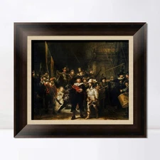 Framed Canvas Art Giclee Print The Night Watch by Rembrandt Harmenszoon van Rijn