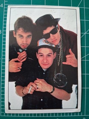 1989 PANINI POP STARS SONRICS MUSIC CARD BEASTIE BOYS GROUP BAND