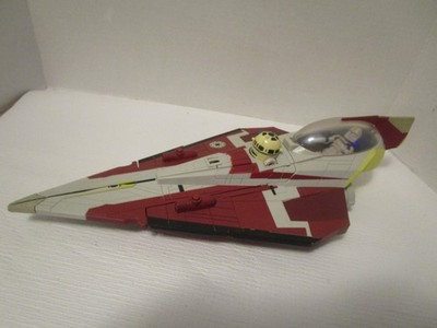 Star Wars Obi-Wan Kenobi Delta Jedi Starfighter 2008 The Clone Wars Hasbro