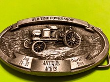John Deere 1919 Waterloo Boy Old Time Power Show Antique Spec Cast Belt Buckle