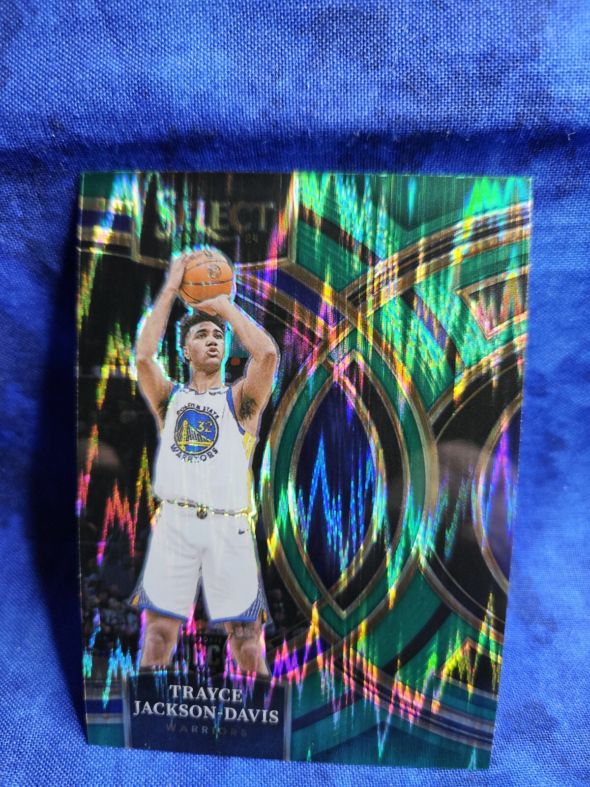 Trayce Jackson-Davis 2023 Select #117 Premier Level Green Shock Rookie