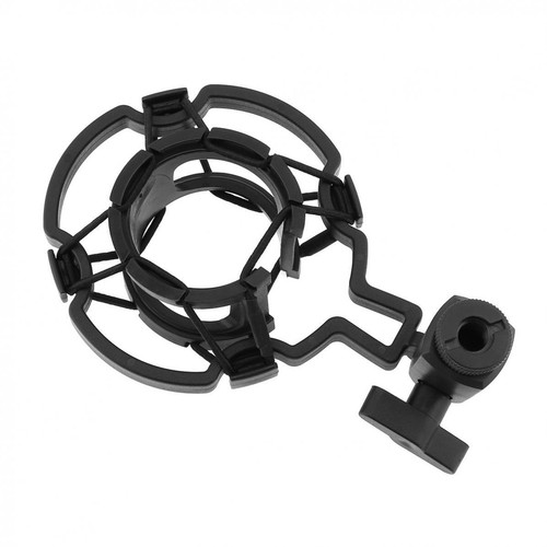 Microphone Shock Mount Plastic Mic Stand for Condenser Mic Clip Recording Studio - Picture 3 of 12