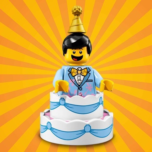 LEGO Birthday Cake Guy Series 18 Minifigure New Never Assembled - Picture 2 of 3