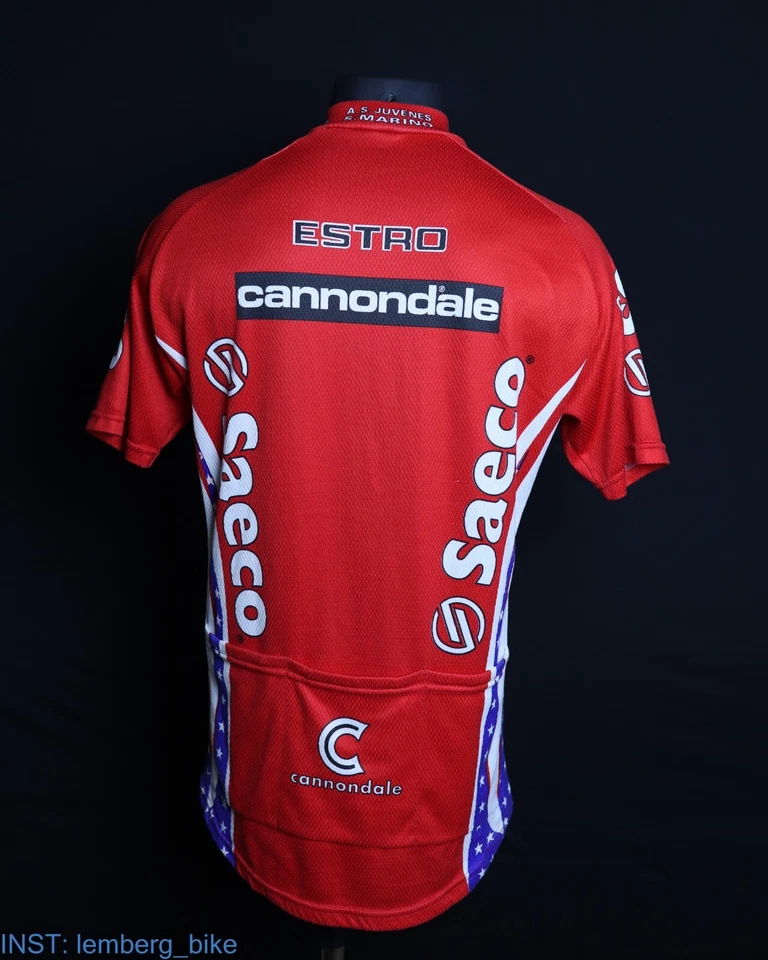 Camiseta de ciclismo vintage Saeco Cannondale Tour de France 1998 (L) Foto 3 de 4