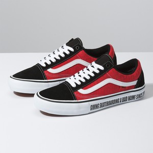 vans old skool red sneakers