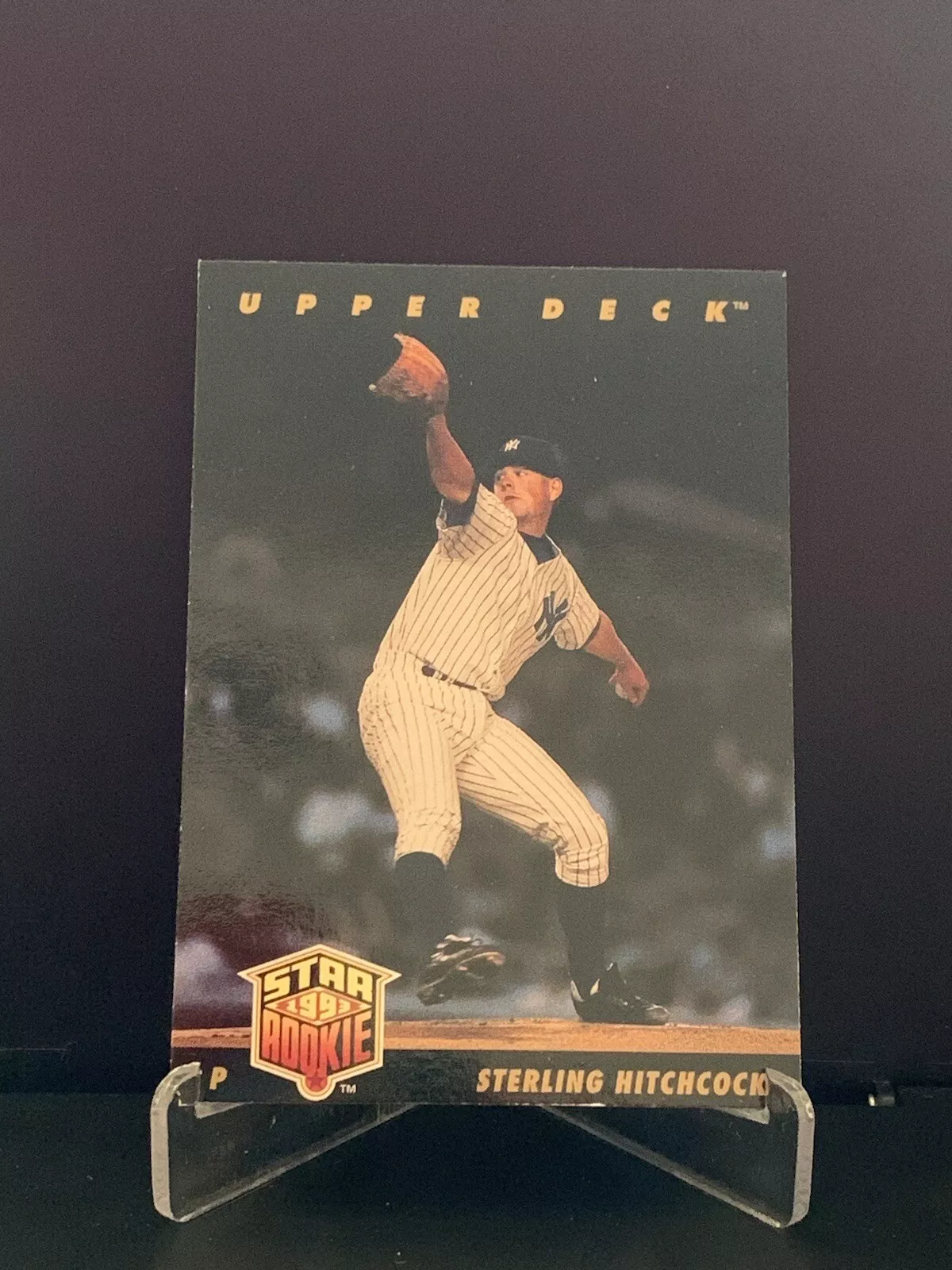 Sterling Hitchcock trading card