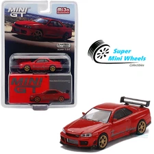 Mini GT 1:64 Nissan GT-R R34 Tommykaira R-z Red #543