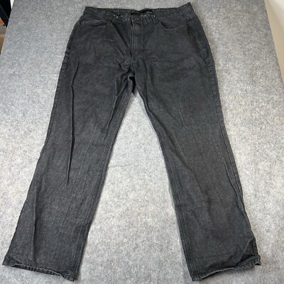VTG Rocawear Mens Jeans Double R 42X33 Dark Wash Classic Fit Baggy